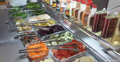 Buffet de Saladas.